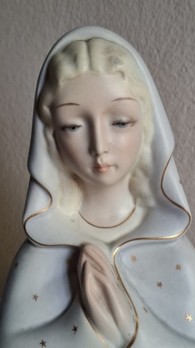 Madonna ceramica bisquit - in,