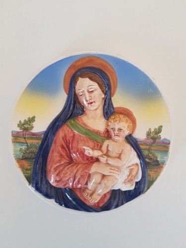 Tondo altorilievo ceramica - tondo/altorilievo, in