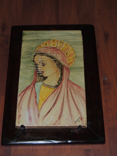 Icona madonna dipinta - icona, su