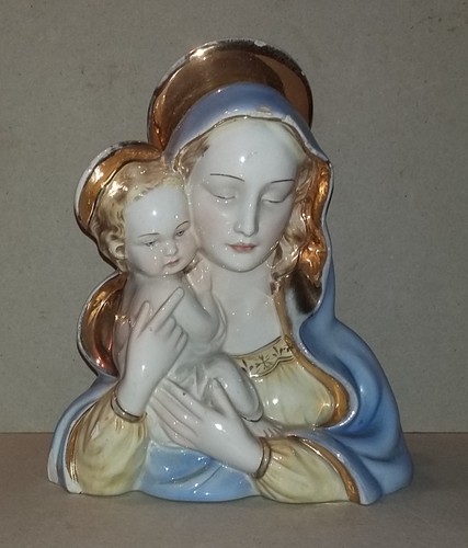 Statua ceramica smaltata - in,