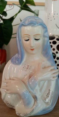 Madonna ceramica americana - madonna, in