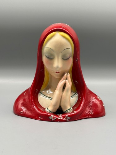 Madonna ceramica anni 40 - madonna, in
