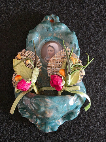 Acquasantiera ceramica - acquasantiera, in
