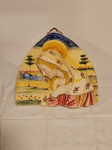 Placca devozionale ceramica - devozionale, in